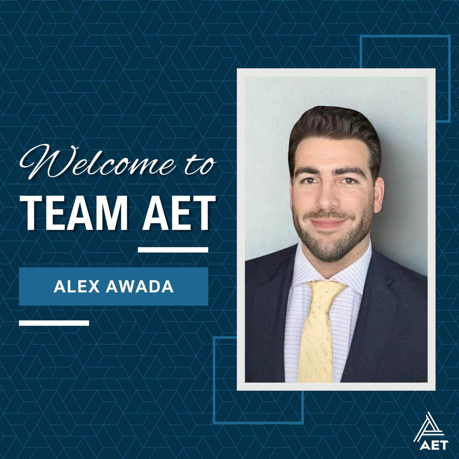 Wellcom Alex Welcome Alex Awada, Fleet Manager, to Team AET | AET